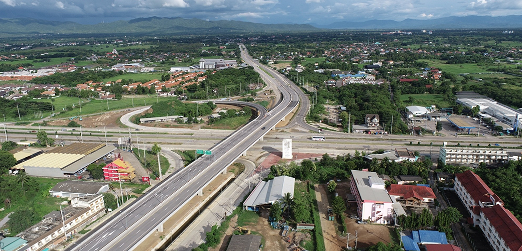 โครงการก่อสร้าง สะพานข้ามทางแยกจุดตัดทางหลวงหมายเลข 1 กับทางหลวงหมายเลข 11 (แยกเมโทรหรือแยกภาคเหนือ) จ.ลำปาง