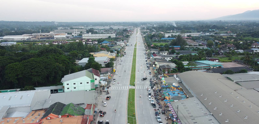 โครงการก่อสร้าง ทางหลวงหมายเลข 1001  สาย เชียงใหม่ - บ.โป่ง จเชียงใหม่ 