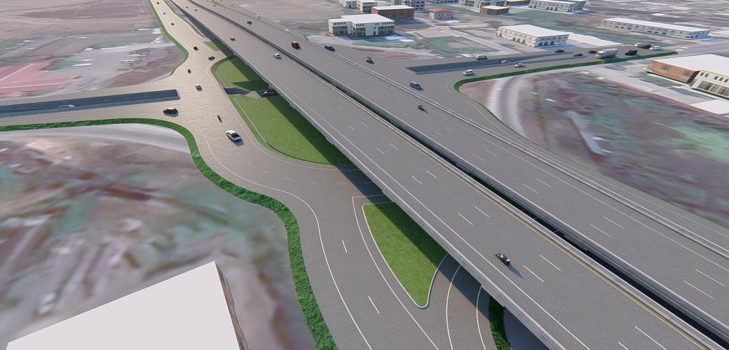  โครงการก่อสร้างทางแยกต่างระดับจุดตัดทางหลวงหมายเลข 121 ตัดทางหลวงหมายเลข 1006 (แยกต้นเปาพัฒนา) จ.เชียงใหม่