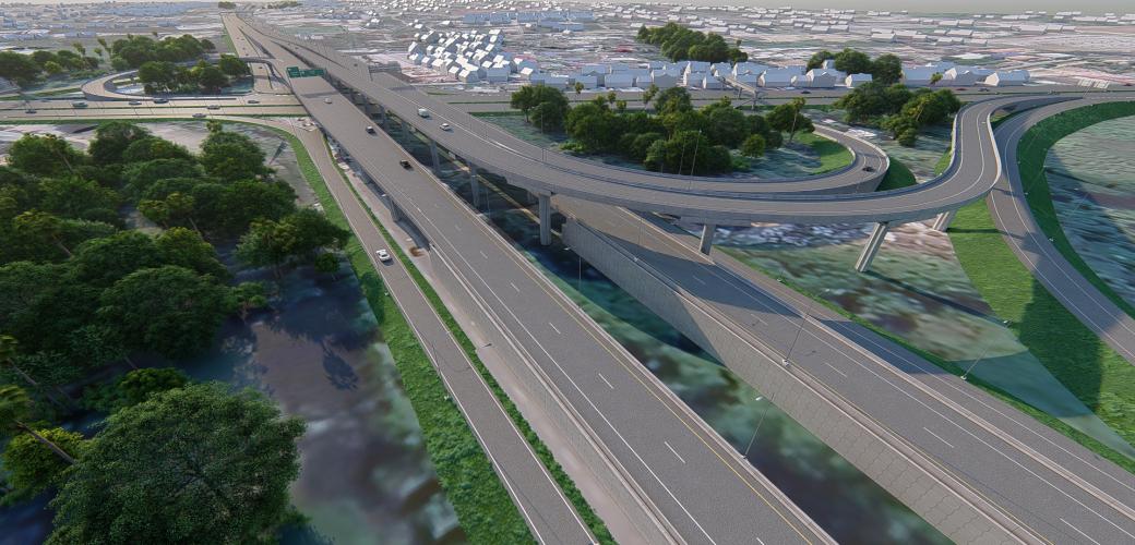  โครงการก่อสร้างทางแยกต่างระดับจุดตัดทางหลวงหมายเลข 121 ตัดทางหลวงหมายเลข 108 (แยกสะเมิง) จ.เชียงใหม่