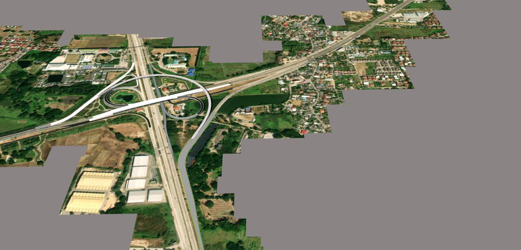  โครงการก่อสร้างทางแยกต่างระดับจุดตัดทางหลวงหมายเลข 121 ตัดทางหลวงหมายเลข 11 (แยกซุปเปอร์ไฮเวย์) จ.เชียงใหม่